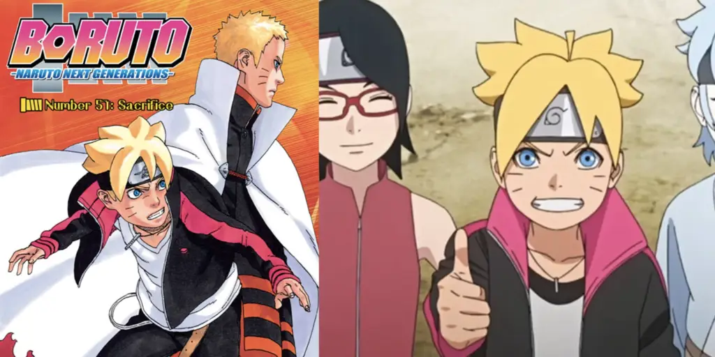 Salah satu adegan pertarungan dalam Boruto Adegan seru dari anime Boruto
