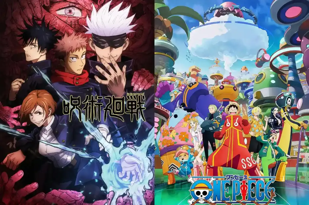 Menikmati Anime Batch Secara Online Gambar orang menonton anime di smartphone