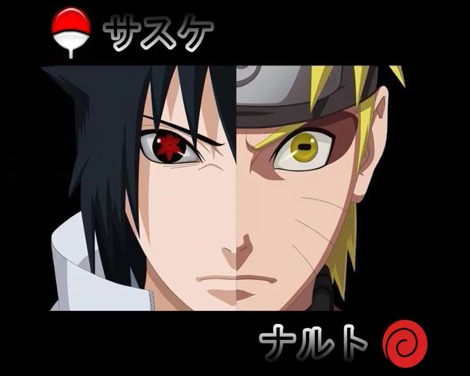 Persahabatan dan Persaingan Naruto dan Sasuke Gambar Naruto dan Sasuke