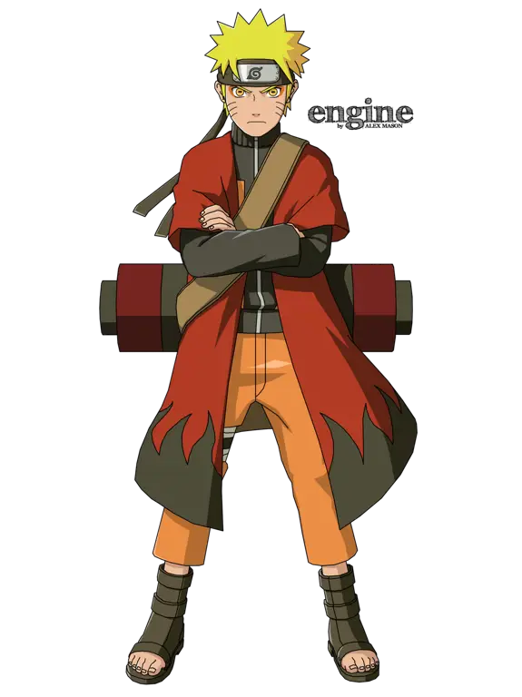 Naruto menguasai Sage Mode untuk melawan Pain Naruto menggunakan Sage Mode